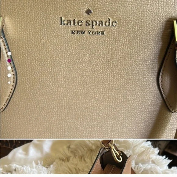 NWT Gorgeous Kate Spade Camel large satchel - Picture 2 of 6